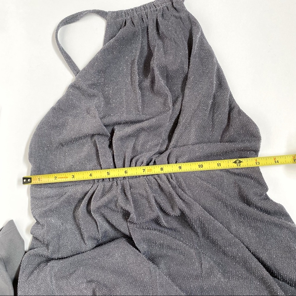 Show me your mumu weddings gray silver backless sleeveless Amanda maxi dress - Picture 10 of 10
